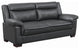 Leatherette Upholstered Sofa, Gray