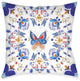 Rainbow Butterfly Outdoor Decorative Pillow, 18"x18"