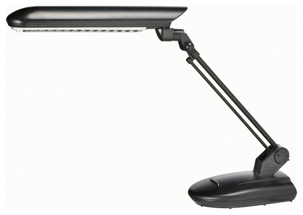 Fluorescent Desk Lamp, Matte Black finish