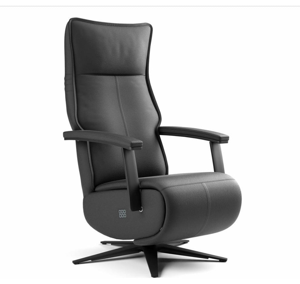 Sofer Zero Gravity Power Recliner, Adjustable, Black