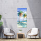 Palm Shadows Outdoor Art, 24"x48"