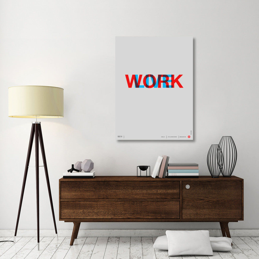 "Live Work" Poster Fine Art Print