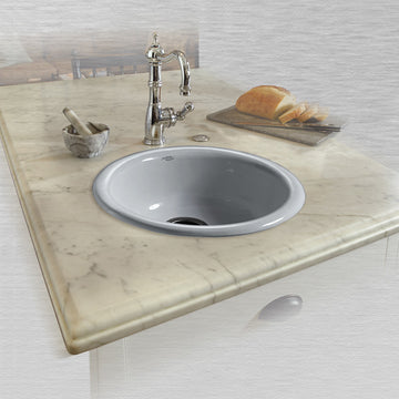 Vegetable-Flat Rim - Offset Drain - Self Rimming