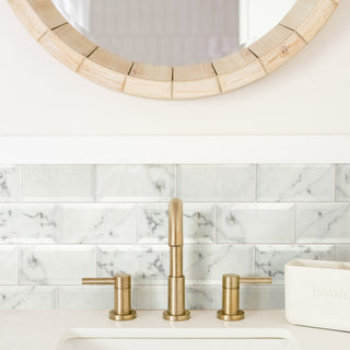 Classico Carrara Ceramic Wall Tile, Glossy Metro, 44