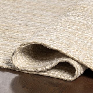Nuloom Rigo Hand Woven Farmhouse Jute Area Rug, Off White 2'6"x16'