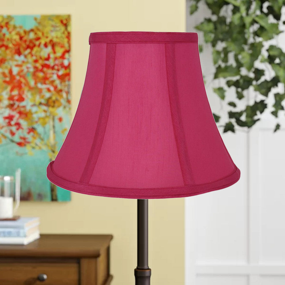 Bell Lamp Shade, 5x9x7", Fuchsia, Single