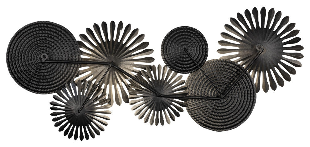 White Burst Metal Wall Decor