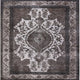 Ahgly Company Indoor Square Mid-Century Modern Area Rugs, 3' Square