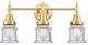 Innovations 447-3W-SG-G184S-LED 3-Light Bath Vanity Light, Satin Gold