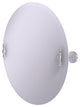 Frameless Round Beveled Edge Tilt Mirror, Polished Chrome