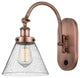 Cone Sconce, Antique Copper, Seedy, Seedy
