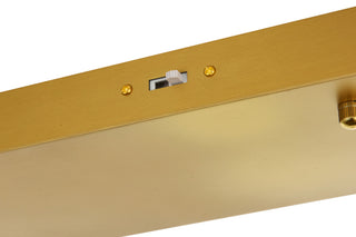 48" Adjustable LED Pendant, Satin Gold