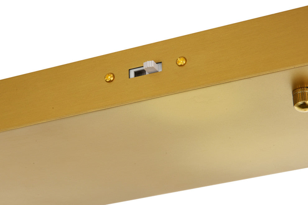 48" Adjustable LED Pendant, Satin Gold
