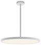 Edge 24" Round Pendant, White, 40w 3600lm