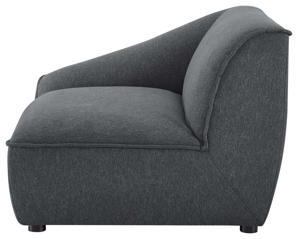 Sectional Sofa Set, Fabric, Dark Gray, Modern, Living Lounge Hospitality
