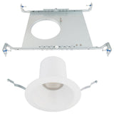 Blaze LED 6" Recessed Light Frame-in Kit 5-CCT, White, Round New Construction