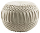 Alana Cube Pouf, Cream