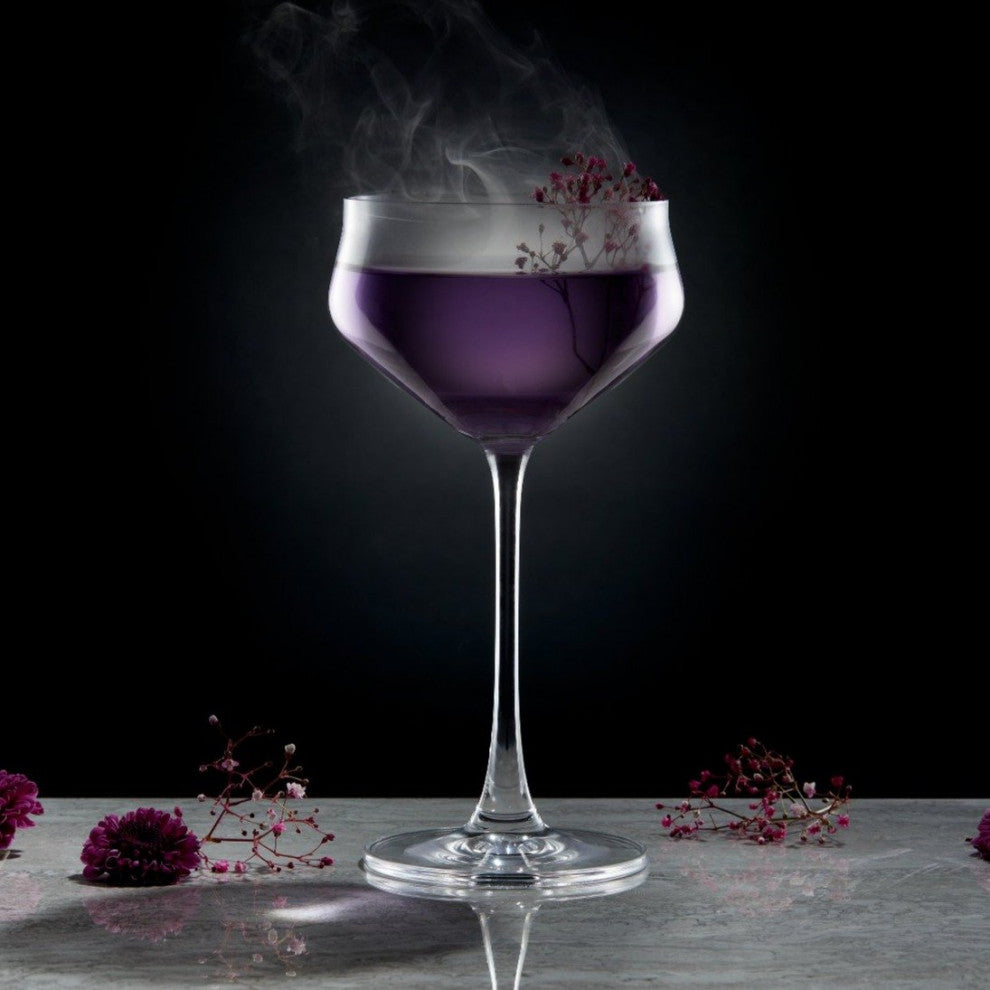 Bloom Coupe Crystal Glasses 9.2 oz, Set of 2