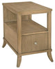 Hekman Urban Retreat Chairside Table With Drawer, Khaki Finish