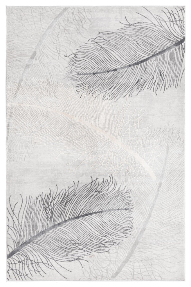 Unique Loom Camilla Finsbury Rug, Gray, 5'3"x8'