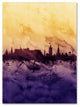 Michael Tompsett ''Edinburgh Skyline Tall Yellow'' Canvas Art, 18x24
