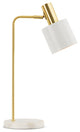 Le Locle | Modern Marble Base LED Table Lamp, Alaska White, A