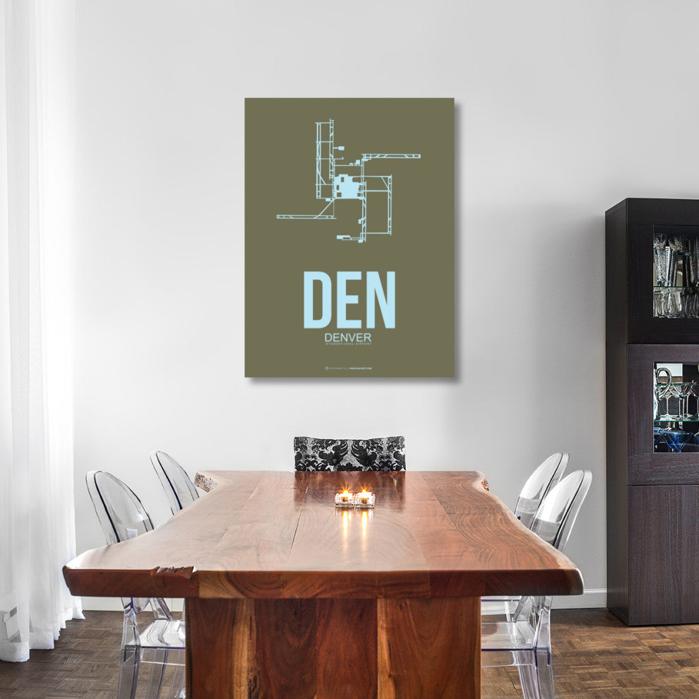 "DEN Denver  Poster 3" Fine Art Print