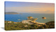 Green Tropical Hiking Route, Seashore Wall Art on Canvas, 40x20
