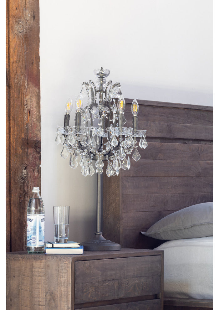 Retro Luisa Table Lamp - Clear