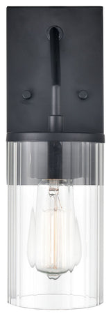 Beverlly 1 Light 4.7" Matte Black Sconce
