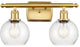 Innovations 516-2W-SG-G124-6-LED 2 Light Bath Vanity Light, Satin Gold
