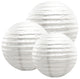 Paper Lanterns- Multi Size, 6-Piece Set, White