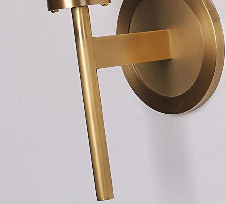 Pontevedra | Luxury Glass Copper Wall Sconce, Glass Style B