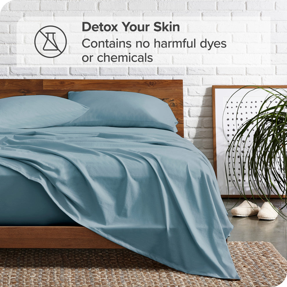 1800 Microfiber Sheet Set, Coronet Blue, Full