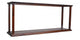 10" Dark Brown And Clear Glass Standard Display Stand