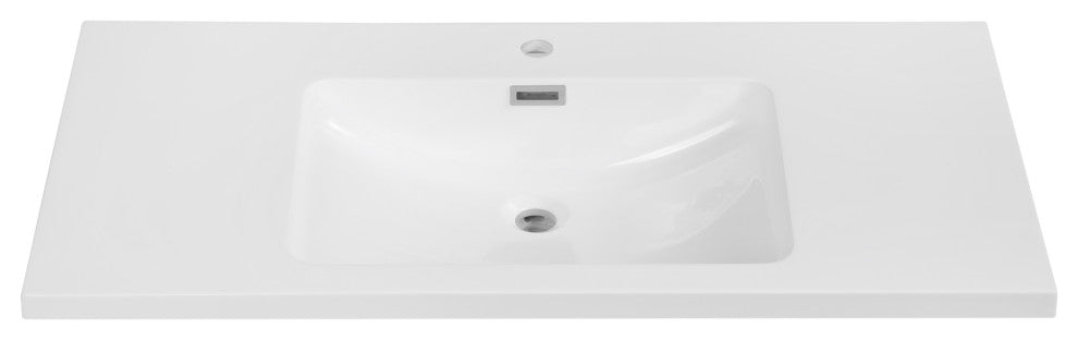 40" Solid Surface Resin Streamline K-1203-40 Vanity Top