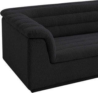 Cascade Upholstered Set, Black, Boucle Fabric, Chair