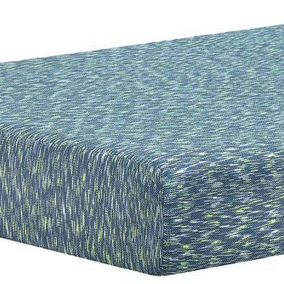 Twin Size Mattress with Hyperstretch Knit Cover and Pillow, Blue