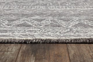 Momeni Mallorca Hand Hooked Wool Gray Area Rug 2'x3'