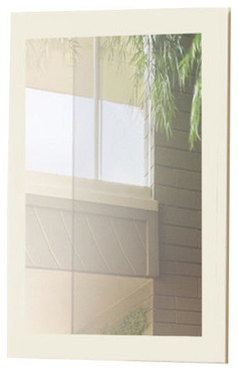 Legion Furniture Mirror, 20", Matte White