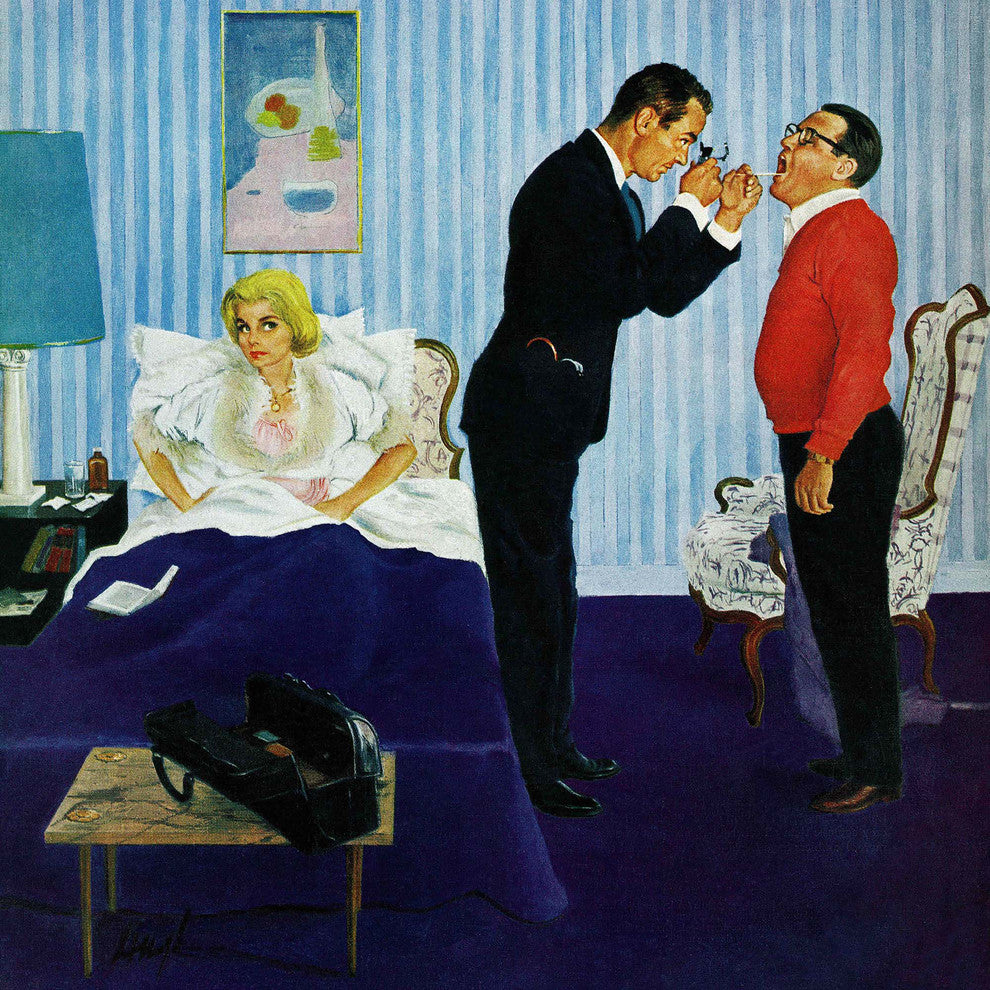 "House Call" Painting Print on Canvas by George Hughes