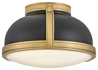 Hinkley Barton Medium Flush Mount, Black