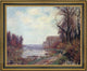Gustave Loiseau Woods by the Oise RiverFramed Premium Canvas Print, 16"x20"