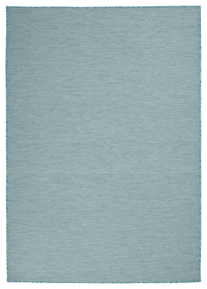 Nourison Positano Contemporary Area Rug, Aqua, 3'x5'