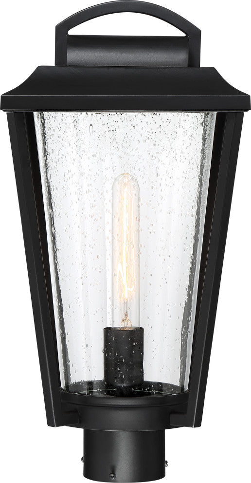 Nuvo 1-Light Lakeview Aged Bronze Post Lantern Light