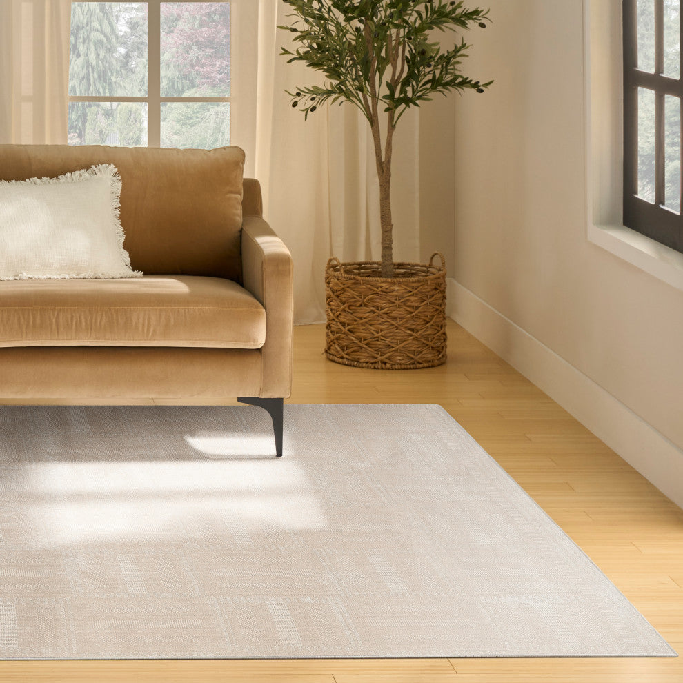 Nourison Nordic 8' x 10' Taupe Modern Indoor Rug