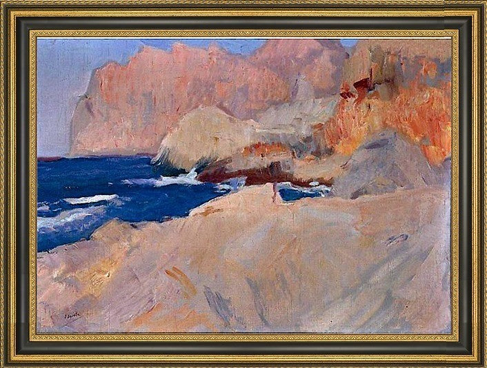 Joaquin Sorolla Y Bastida Calle de St Vicente- Mallorca Canvas Print, 16"x24"