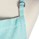 DII Aqua Solid Chambray Chef Apron