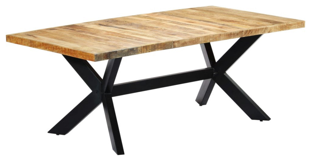 vidaXL Dining Table Kitchen Table Dining Room Dinner Table Solid Mango Wood