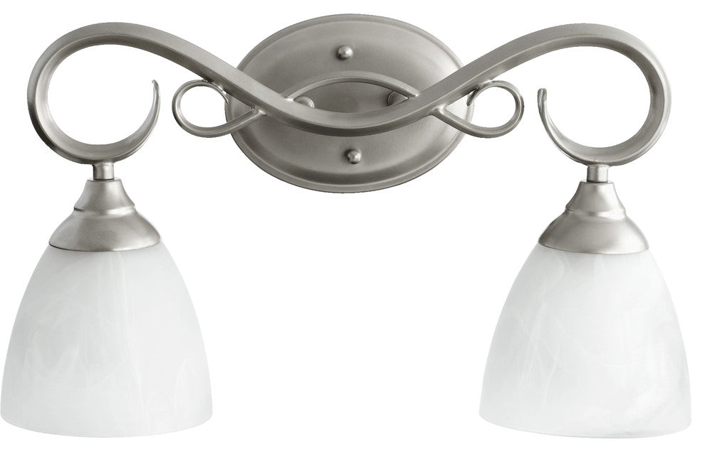 5108-2-64 Powel-Light Transitional Light Vanity, Classic Nickel